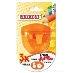 Temperamatite a 3 fori Jumbo (colori assortiti)