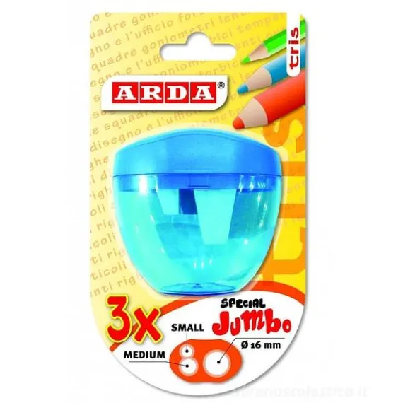 Temperamatite a 3 fori Jumbo (colori assortiti)