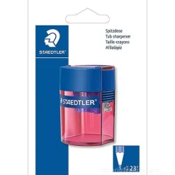 Temperamatite a 1 foro con serbatoio (colori assortiti)