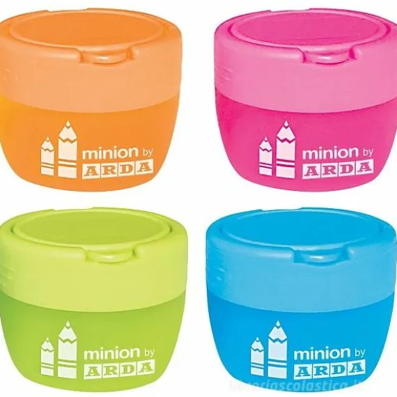 Temperamatite con serbatoio a 2 fori Minion (colori assortiti)