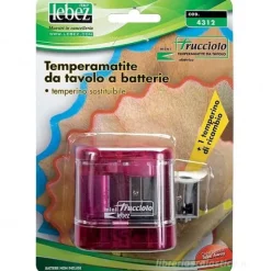 Temperamatite da tavolo a batteria mini Trucciolo 1 foro