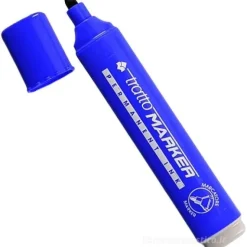 Tratto marker punta tonda blu