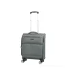 Trolley cabina in tessuto Panama grigio cm 55x40x20 (75255)