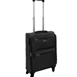 Trolley cabina in tessuto Singapore nero cm 55x40x20 (26955)