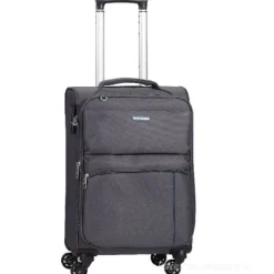 Trolley cabina Manila in tessuto grigio scuro cm 55x40x20 (25157)