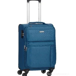 Trolley cabina Manila in tessuto blu petrolio cm 55x40x20 (25156)