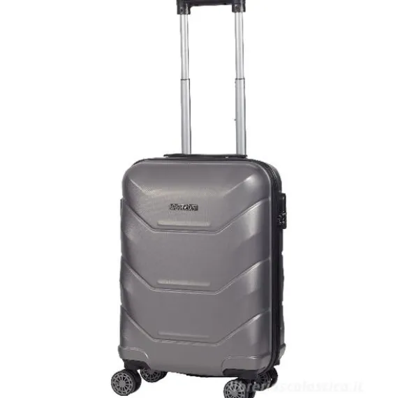 Trolley cabina rigido grigio cm 55x40x20 (78155)