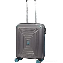 Trolley cabina rigido grigio scuro cm 55x40x20 (68955)