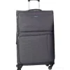 Trolley in tessuto grigio scuro cm 76x45x30 (25177)