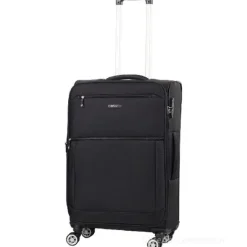 Trolley in tessuto nero cm 68x43x27 (75270)