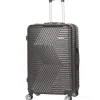 Trolley rigido grigio scuro cm 78x48x28 (48275)