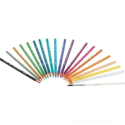 Tubo 18 pastelli acquerellabili con pennello Giotto Candy Collection