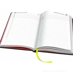 Uni Smemoranda 2024. Agenda 13 mesi giornaliera. Nero