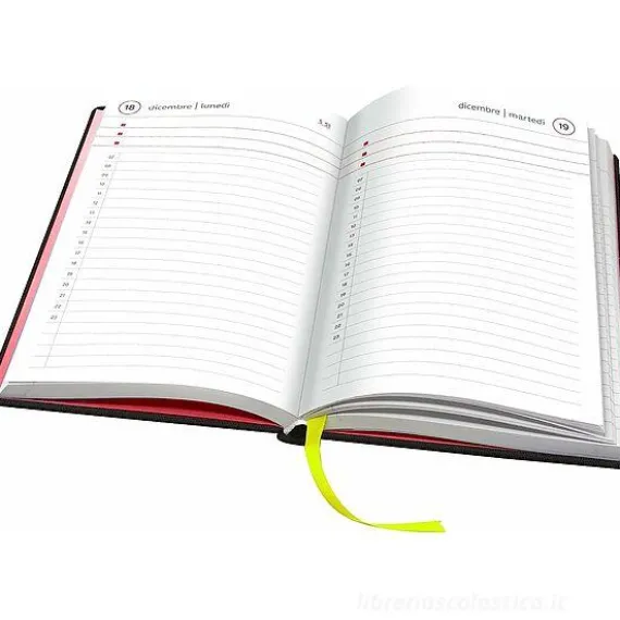 Uni Smemoranda 2024. Agenda 13 mesi giornaliera. Nero