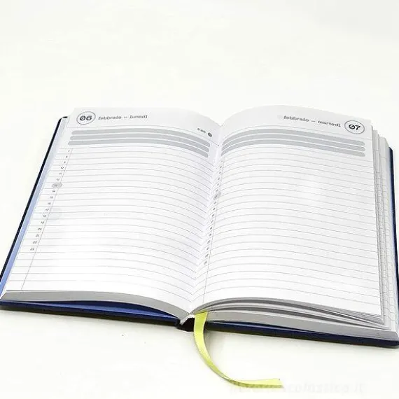 Uni Smemoranda 2023. Agenda 13 mesi giornaliera. Blu