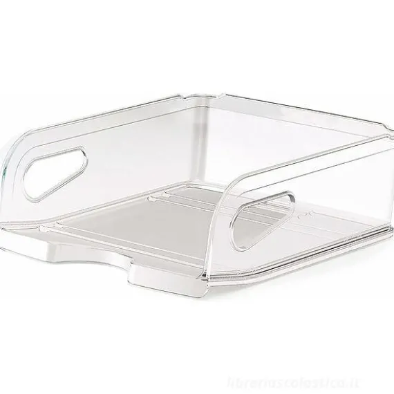 Vaschetta porta corrispondenza maxi trasparente cm 34,5x27,5x11