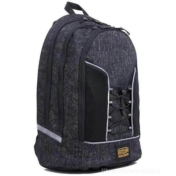 Zainetto scuola Recycled Collection Smemoranda nero melange