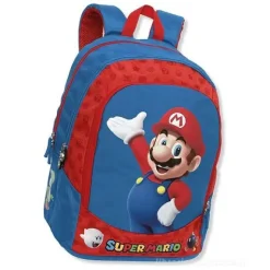Zainetto scuola Super Mario blu e rosso