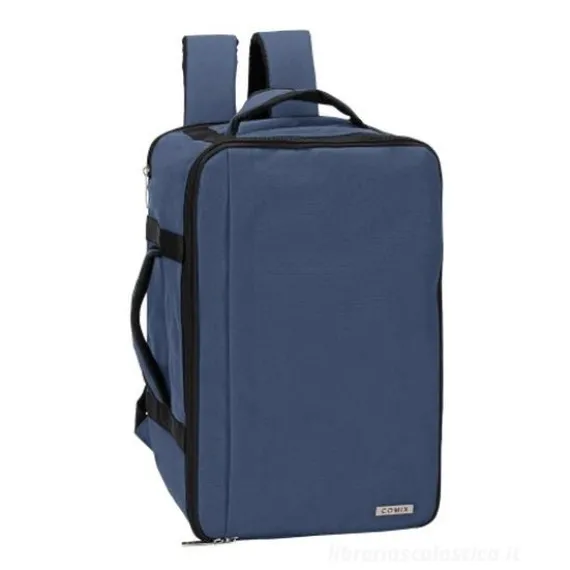 Zaino Comix Travel Backpack Monocolore Dusty Blue