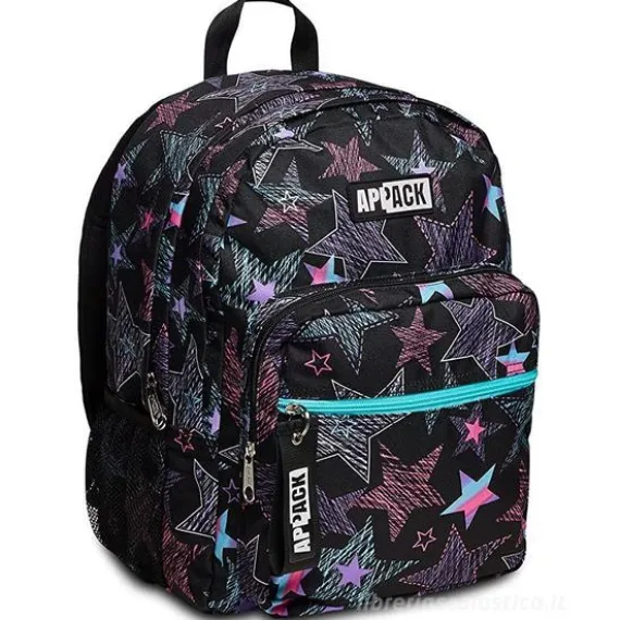 Zaino doppio scomparto Appack Jet Black