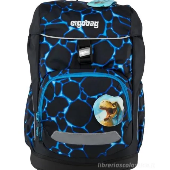 Zaino Ergobag Flex ergonomico Bearassic Garden - Azzurro