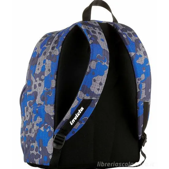 Zaino format Invicta Camou Tex blue