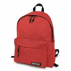 Zaino Northpoint quadri rosso