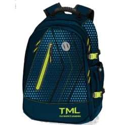Zaino organizzato blu TML Tua Madre è Leggenda