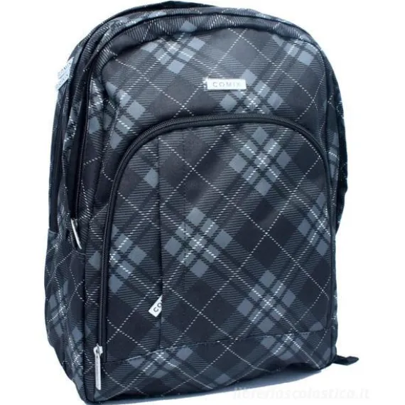 Zaino organizzato Comix All Over. Tartan