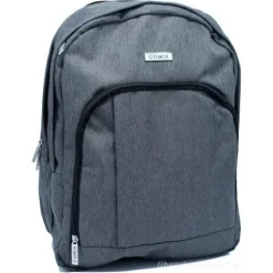 Zaino organizzato monocolore Comix. Grigio melange