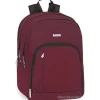Zaino organizzato monocolore Comix. Burgundy