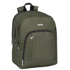 Zaino organizzato monocolore Comix. Verde