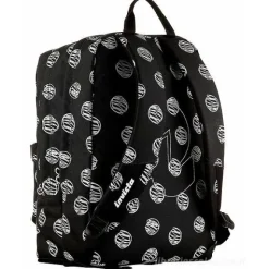Zaino round Invicta Duffy Black Brushed Dots