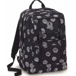 Zaino round Invicta Duffy Black Brushed Dots