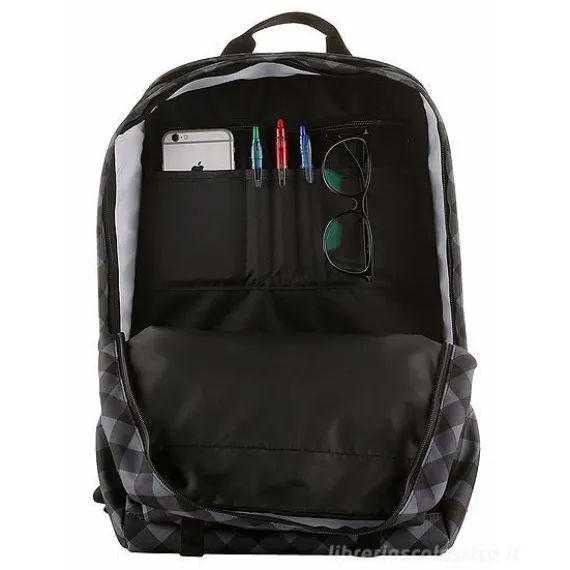 Zaino round Invicta Duffy Grey Black Plaid
