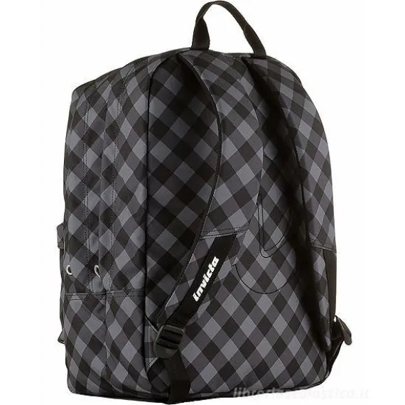 Zaino round Invicta Duffy Grey Black Plaid