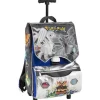 Zaino scuola con ruote estensibile Pokemon (85998)