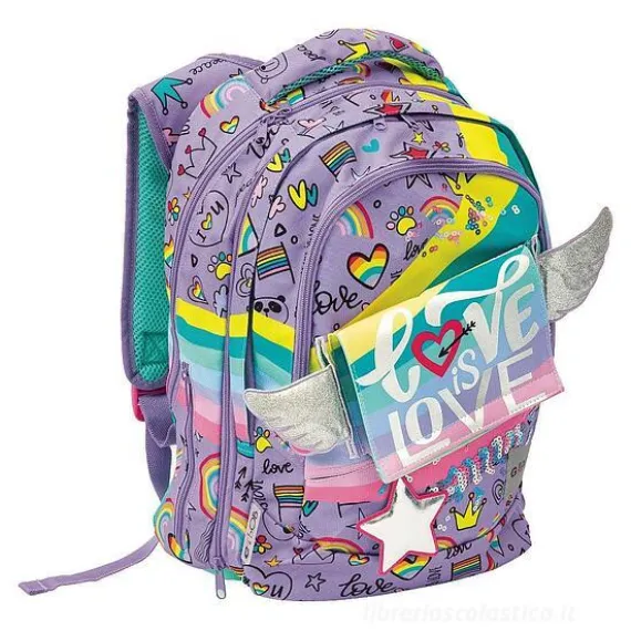 Zaino scuola estensibile GoPop Love