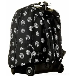 Zaino trolley crossover system Invicta Duffy Black Brushed Dots