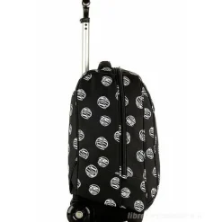 Zaino trolley crossover system Invicta Duffy Black Brushed Dots