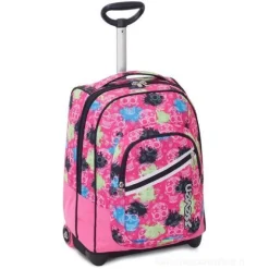 Zaino Trolley Fit Watercolor Summer Rose