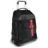 Zaino trolley 3 ruote Reflex nero e arancio