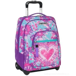 Zaino trolley Trendy Heart Girl Rhodamine Red